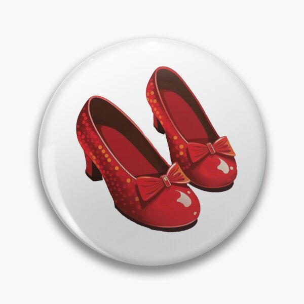 Aperçu de l'œuvre Pantoufles rubis magiques – Illustration emblématique de chaussures rouges créée et vendue par CatgoDigital.
