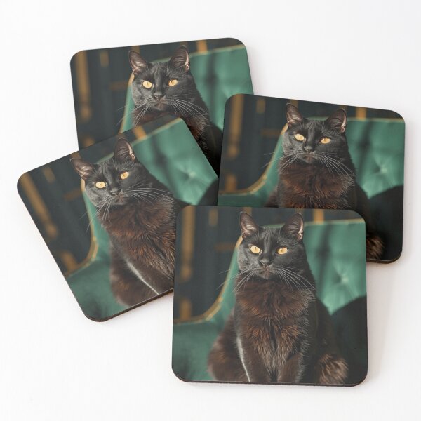 Item preview, Midnight Elegance - The Golden-Eyed Panther designed and sold by Cat Design Lab.