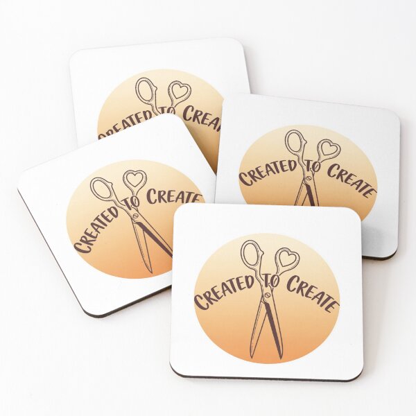 Item preview, Created to Create – Christian Hairstylist Sticker designed and sold by Illustrated Faith.