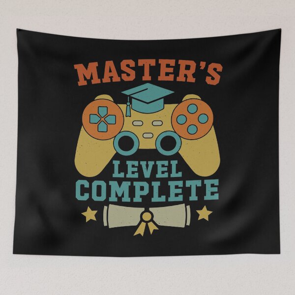Item preview, Master's Level Complete Gamer Class Of 2026 Graduation Oversized designed and sold by gunaone-design.