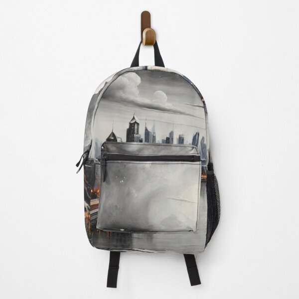 Item preview, Sci-Fi Cyberpunk Cityscape Art designed and sold by mythographiaart.