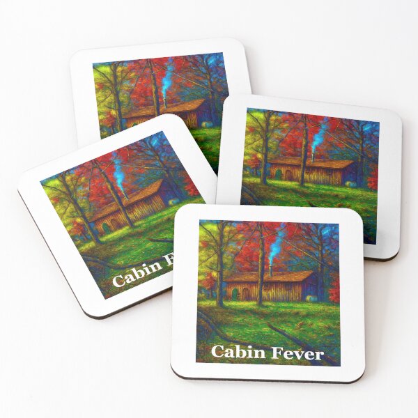 Item preview, Cabin Fever Surreal Forest Art – Dreamlike Cabincore Wilderness Retreat designed and sold by WilderRoads.