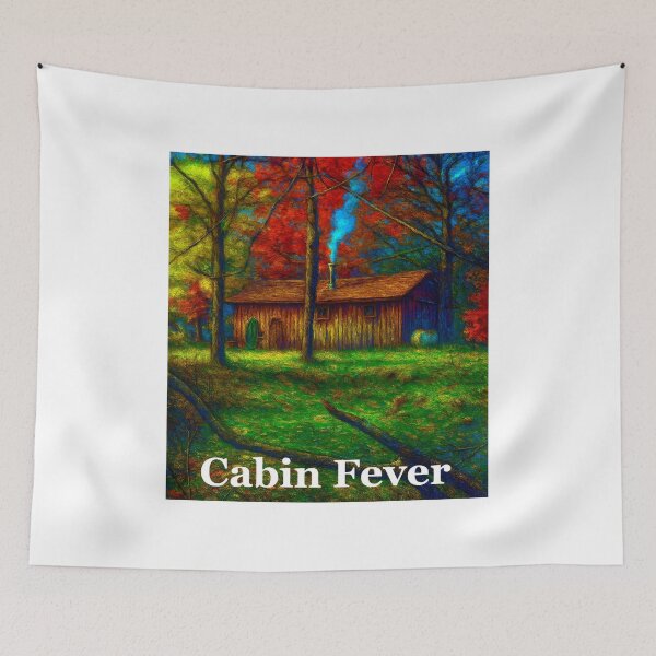 Item preview, Cabin Fever Surreal Forest Art – Dreamlike Cabincore Wilderness Retreat designed and sold by WilderRoads.