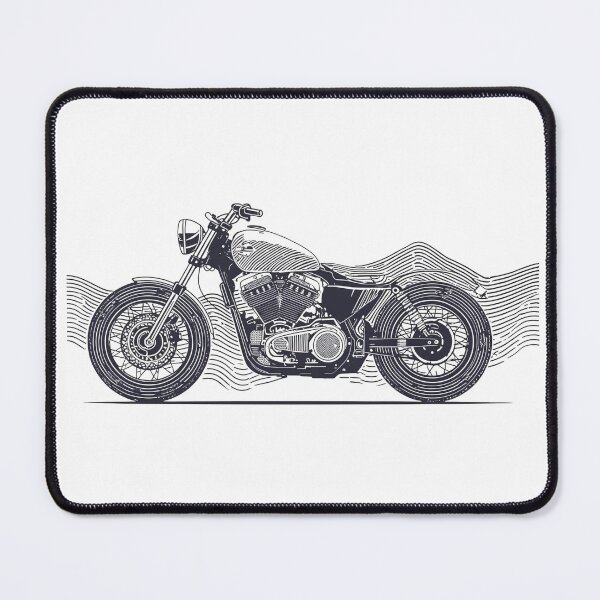 Item preview, Vintage Motorcycle Illustration designed and sold by TwoWheels-shop.