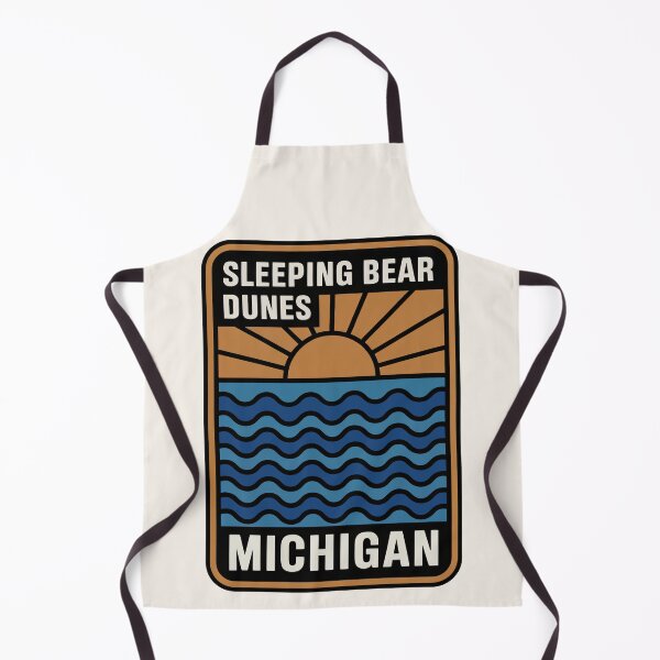 Item preview, Sleeping Bear Dunes Michigan - Sunset Card Design designed and sold by TheOldMittenIllustrated.