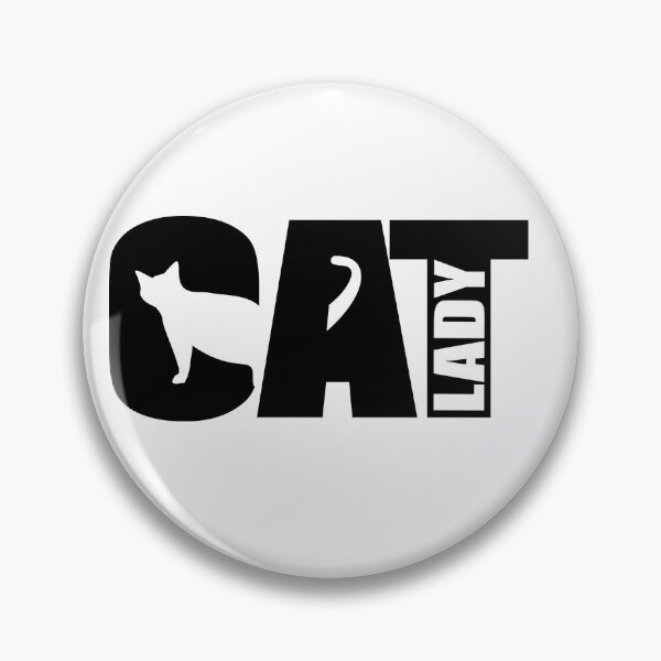 Item preview, Cat Lady - Negative Space Cat Typography Design designed and sold by Liamariehenry.