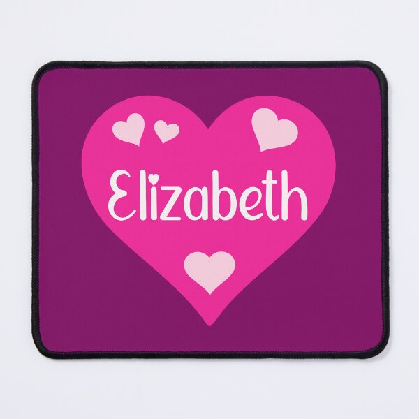 Item preview, Elizabeth Name Pink Heart  designed and sold by Jeallan Designs.