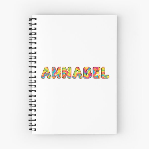 Item preview, ❤️ Annabel Personalized Name Wavy Retro Shirt, Coffee Mug, Sticker Gift designed and sold by HelixPedia.