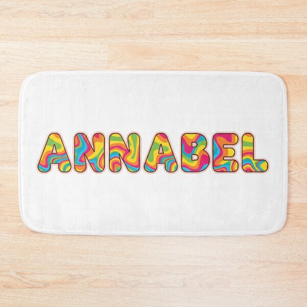 Item preview, ❤️ Annabel Personalized Name Wavy Retro Shirt, Coffee Mug, Sticker Gift designed and sold by HelixPedia.