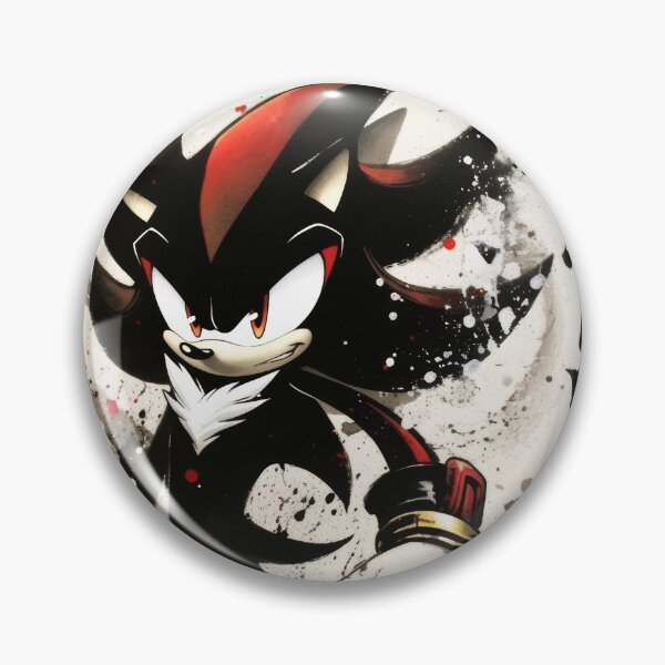 Artikelvorschau, Shadow the Hedgehog Warm Sumi-e entworfen und verkauft von AnimeArsenalPrints.