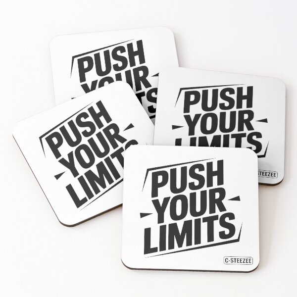 Item preview, Push Your Limits Text Design designed and sold by SteezeeStore.