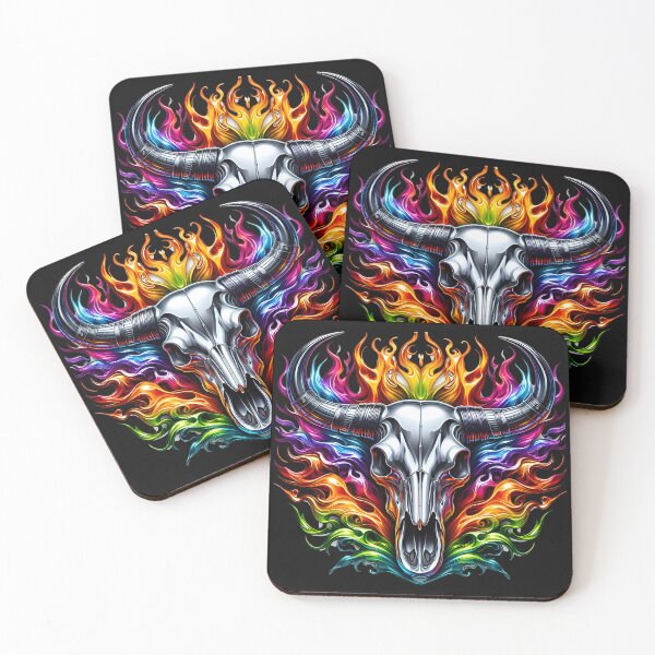 Item preview, Horned Inferno designed and sold by DeadThingsShop.