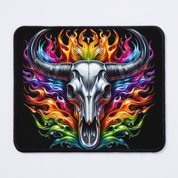 Item preview, Horned Inferno designed and sold by DeadThingsShop.