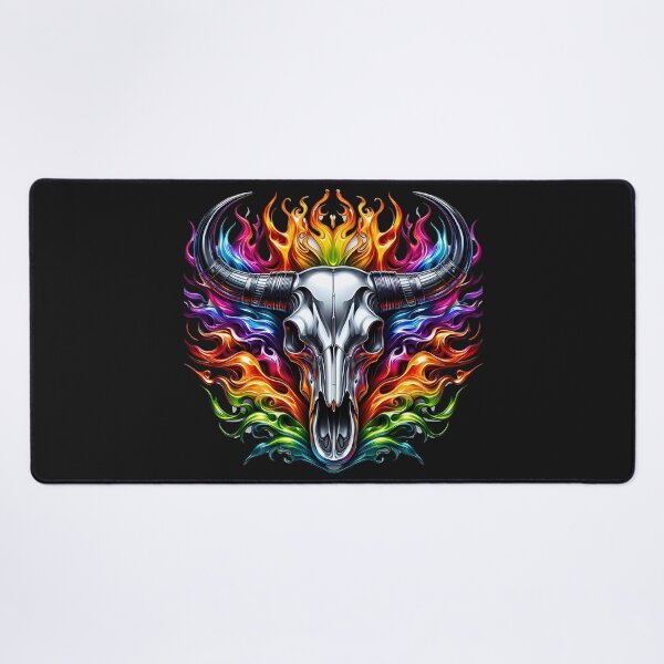 Item preview, Horned Inferno designed and sold by DeadThingsShop.
