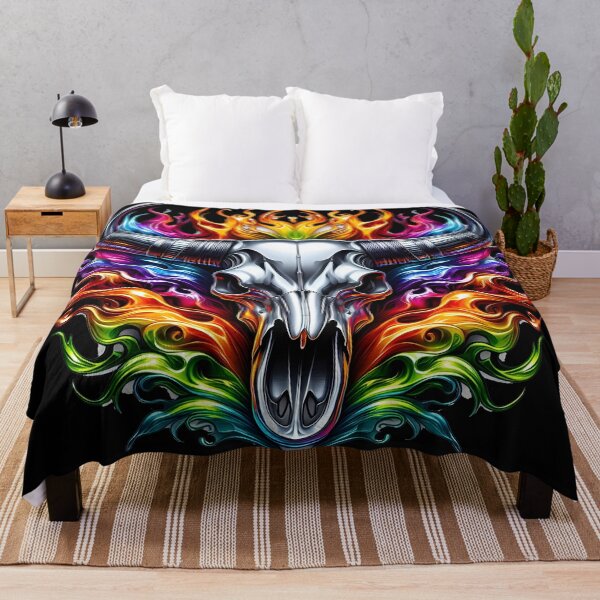 Item preview, Horned Inferno designed and sold by DeadThingsShop.