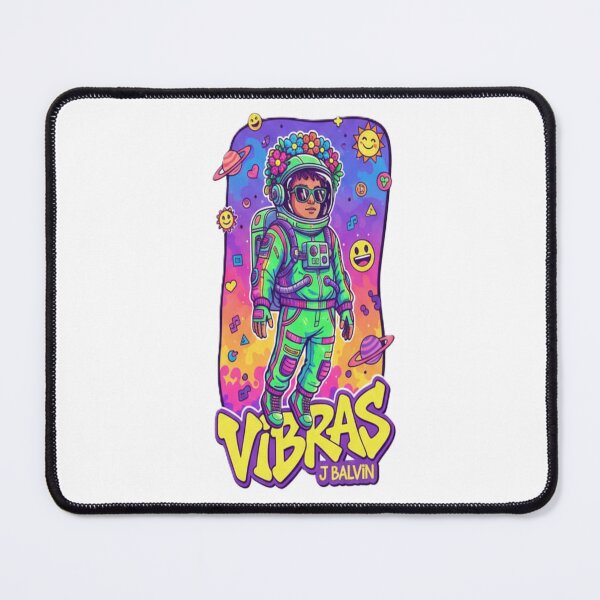 Item preview, J Balvin print, Vibras 2.0/Popular, sticker, clothing, astronaut designed and sold by naye30.