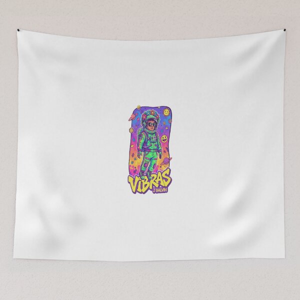 Item preview, J Balvin print, Vibras 2.0/Popular, sticker, clothing, astronaut designed and sold by naye30.