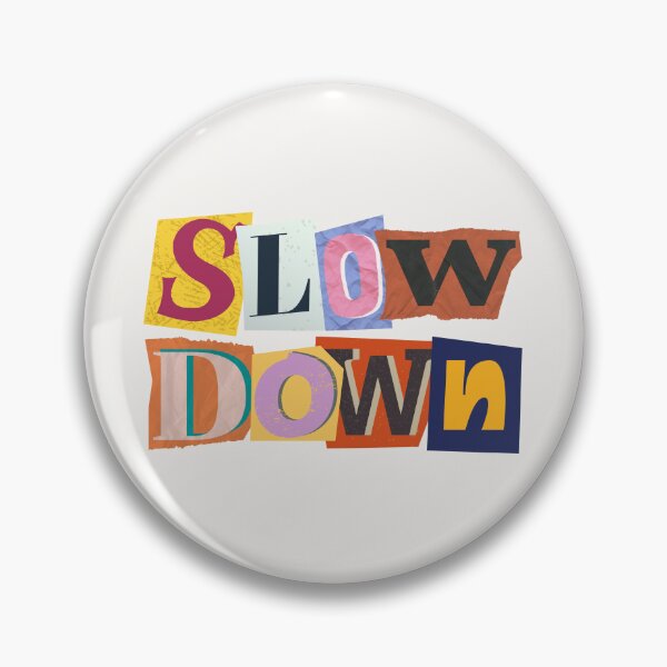Item preview, slow down magazine letters designed and sold by kamcoates.