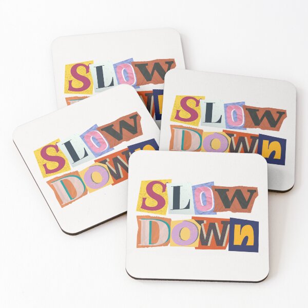 Item preview, slow down magazine letters designed and sold by kamcoates.