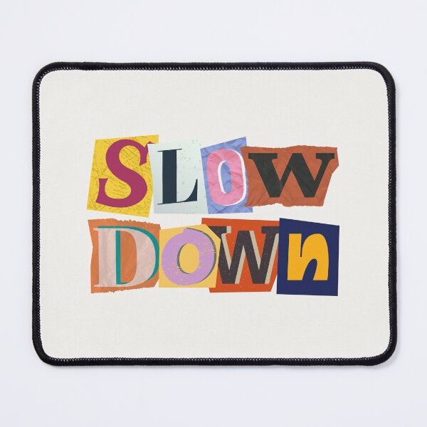 Item preview, slow down magazine letters designed and sold by kamcoates.