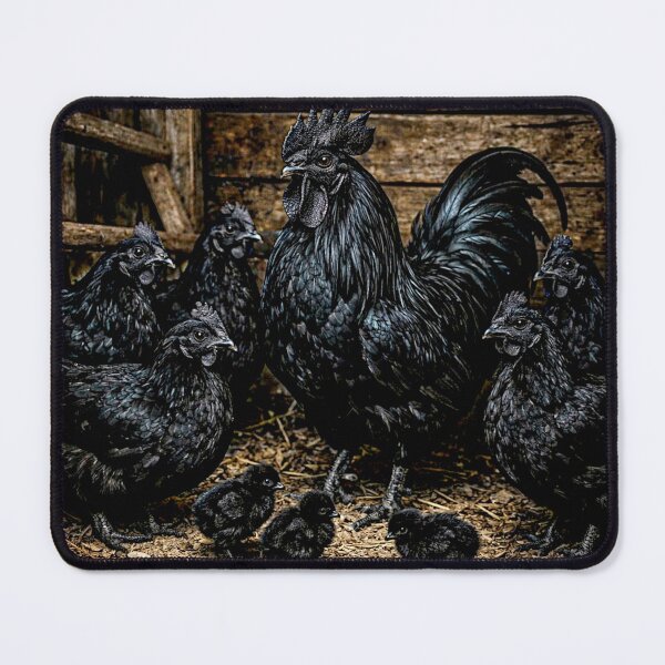 Item preview, Ayam Cemani chicken#4 designed and sold by Helios Be. Lavsh.