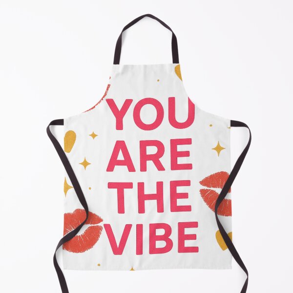 Item preview, You Are The Vibe Quote – Positive Aesthetic Lips Heart Feminine Design designed and sold by Painted Moon by Luna Bee™.