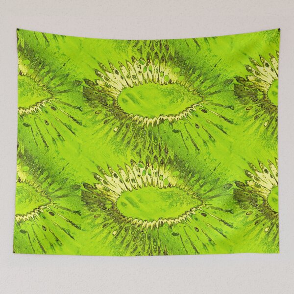 Item preview, Stylized green kiwi suitable as food background. designed and sold by IaroslavB.