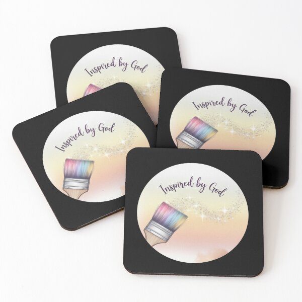 Item preview, Inspired by God – Christian Artist Faith Sticker designed and sold by Illustrated Faith.
