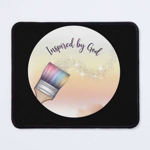 Item preview, Inspired by God – Christian Artist Faith Sticker designed and sold by Illustrated Faith.