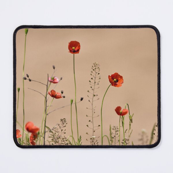 Item preview, Red Poppies and Seedpods Blooming designed and sold by Imagerisium.