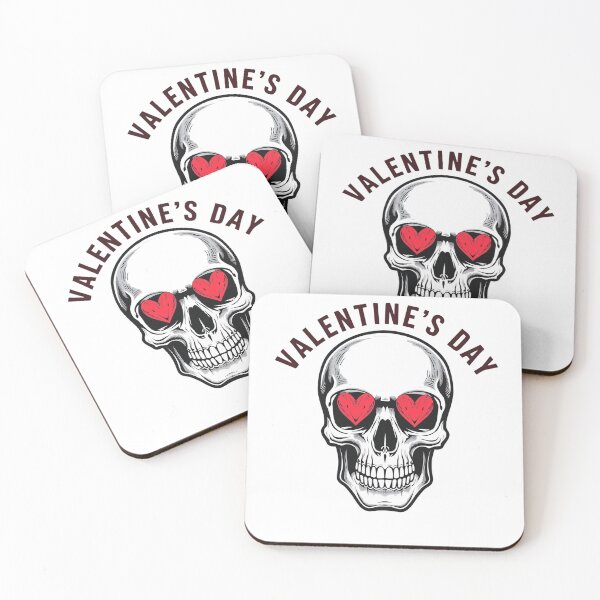 Item preview, Smiling Skull with Heart Eyes designed and sold by TwoWheels-shop.