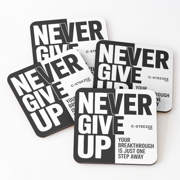 Item preview, Never Give Up Breakthrough  designed and sold by SteezeeStore.