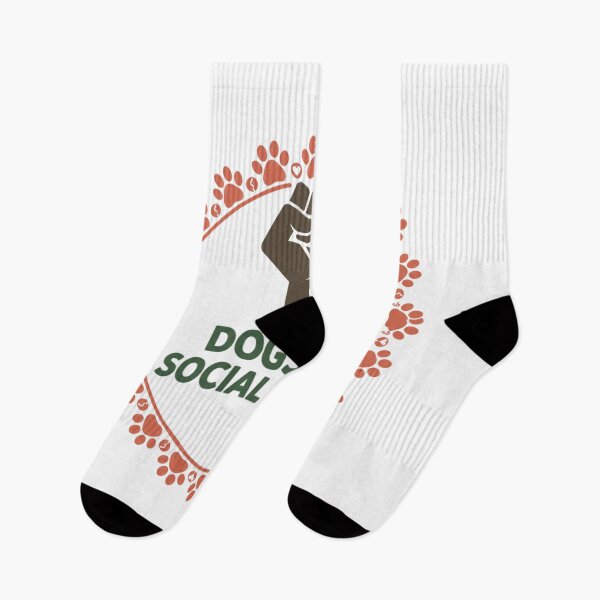 Item preview, Dogs and Social Justice: Retro Paw Print Activism designed and sold by MarElfArtelier.