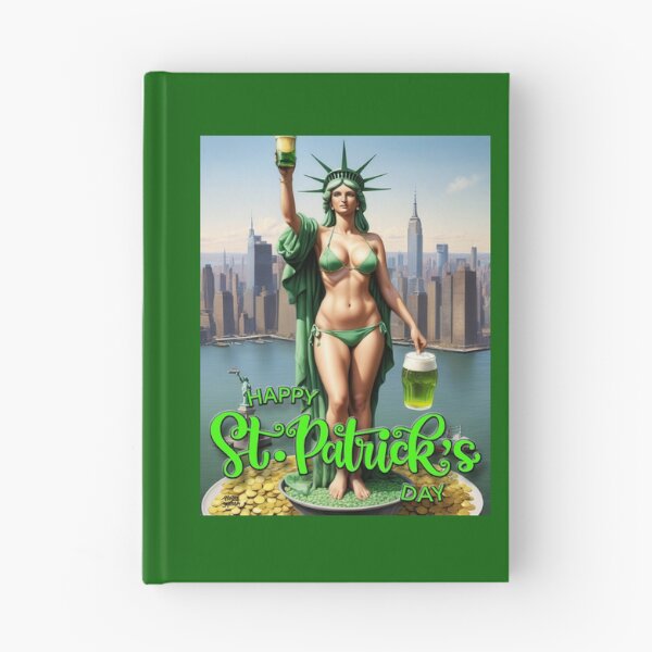 Item preview, Statue of Liberty; Saint Patricks Day; USA;  designed and sold by StickerApe.