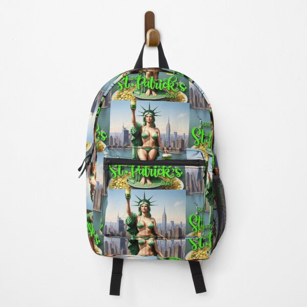 Item preview, Statue of Liberty; Saint Patricks Day; USA;  designed and sold by StickerApe.