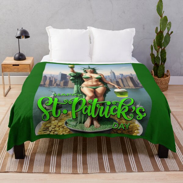 Item preview, Statue of Liberty; Saint Patricks Day; USA; designed and sold by StickerApe.