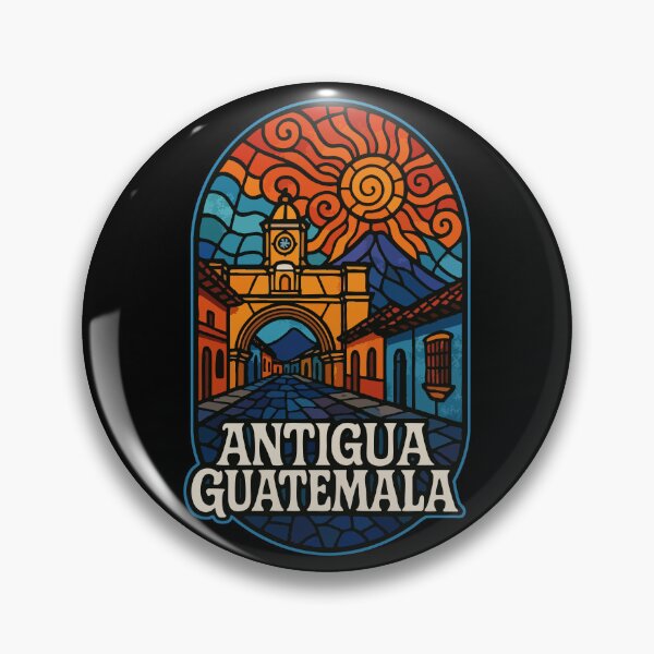 Item preview, Antigua Guatemala Stained Glass Travel designed and sold by TomFrontierArt.