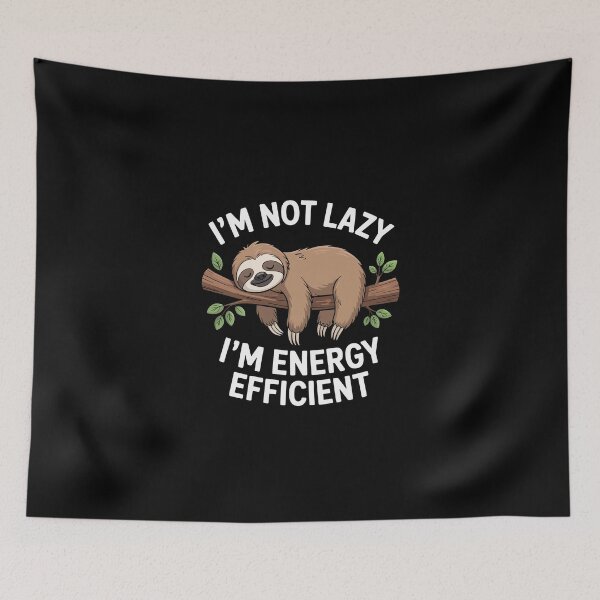 Item preview, i,m not lazy i,m energy efficient designed and sold by jkrphoto.