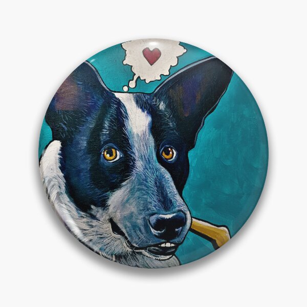 Item preview, Bone daddy Blue Heeler Bandit designed and sold by Perry Family Art Collective.