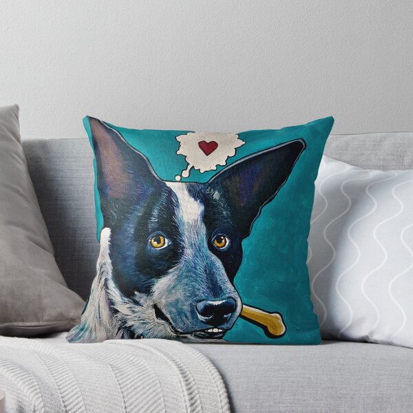 Item preview, Bone daddy Blue Heeler Bandit designed and sold by Perry Family Art Collective.