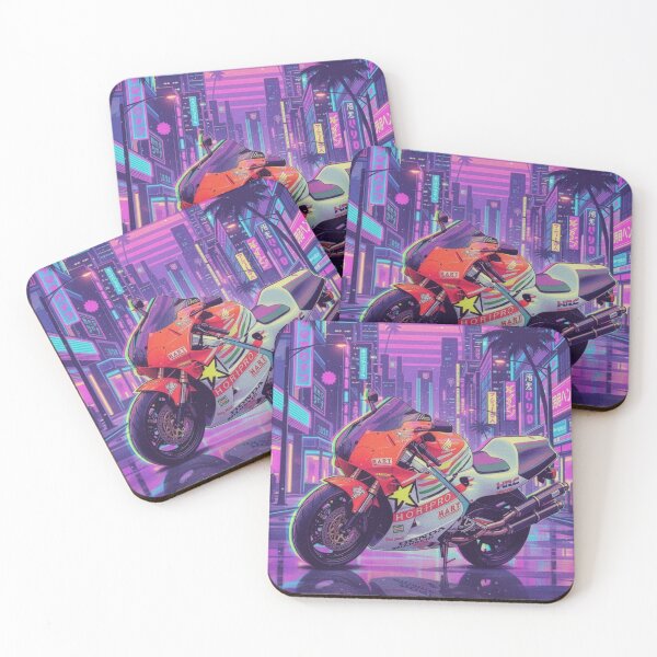 Item preview, Honda RVF 400 NC35 Japanese 80s JDM Retro Vapourwave designed and sold by em2evol.