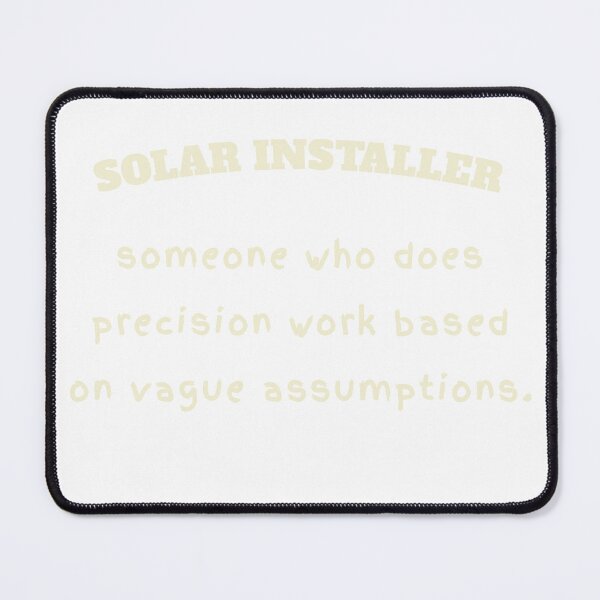 Item preview, Solar Installer Definition - Funny Job Description designed and sold by Myghostpixel.