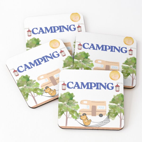 Item preview, Camping – Motorhome with cat | Cute design for camping and animal lovers designed and sold by VanSpirit.