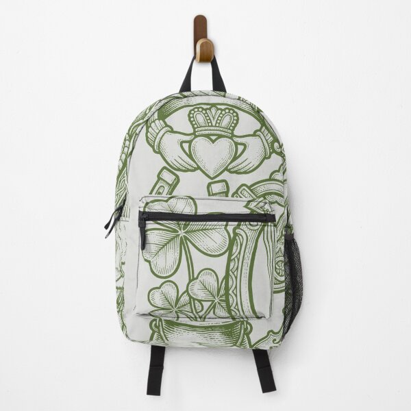 Item preview, Forest Green Celtic Symbols - Vintage Irish Engraving designed and sold by DigitalGlade.