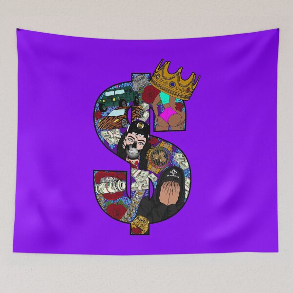 Item preview, Big Dollar Sign - Purple designed and sold by DESTRATOR_DE.
