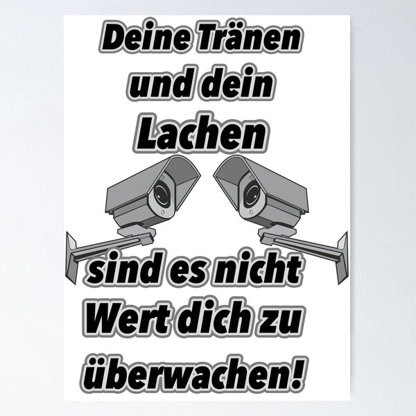 Item preview, Your tears and your laughter...aren't worth monitoring! designed and sold by Oberlaender.