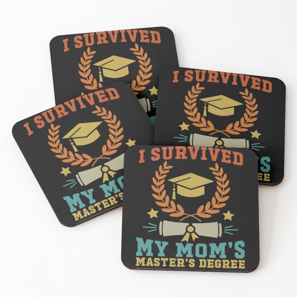 Item preview, I Survived My Mom‘s Masters Degree Graduate Diploma MBA Graduation Oversized designed and sold by gunaone-design.