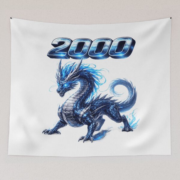 Item preview, 2000 Year of the Dragon Eastern Zodiac Strength Power Design designed and sold by AlexLineArt.