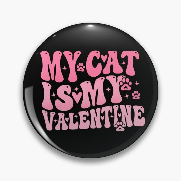 Item preview, my cat is my valentine cute and funny cat lover design  designed and sold by zuzzelek44.