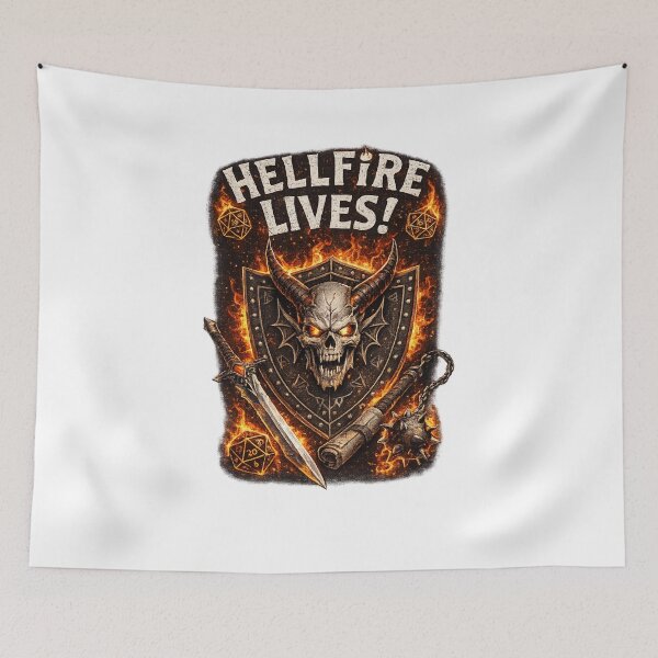 Item preview, hellfire lives designed and sold by itswallcraft.
